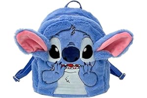 ACCENE Kawaii Plush Toddler Backpack for Girl - Cute Mini Furry Cartoon Small Bag, Kids Anime Pink Simple Modern Design, Kindergarten Real Littles Bag for Boy Preschool Kid