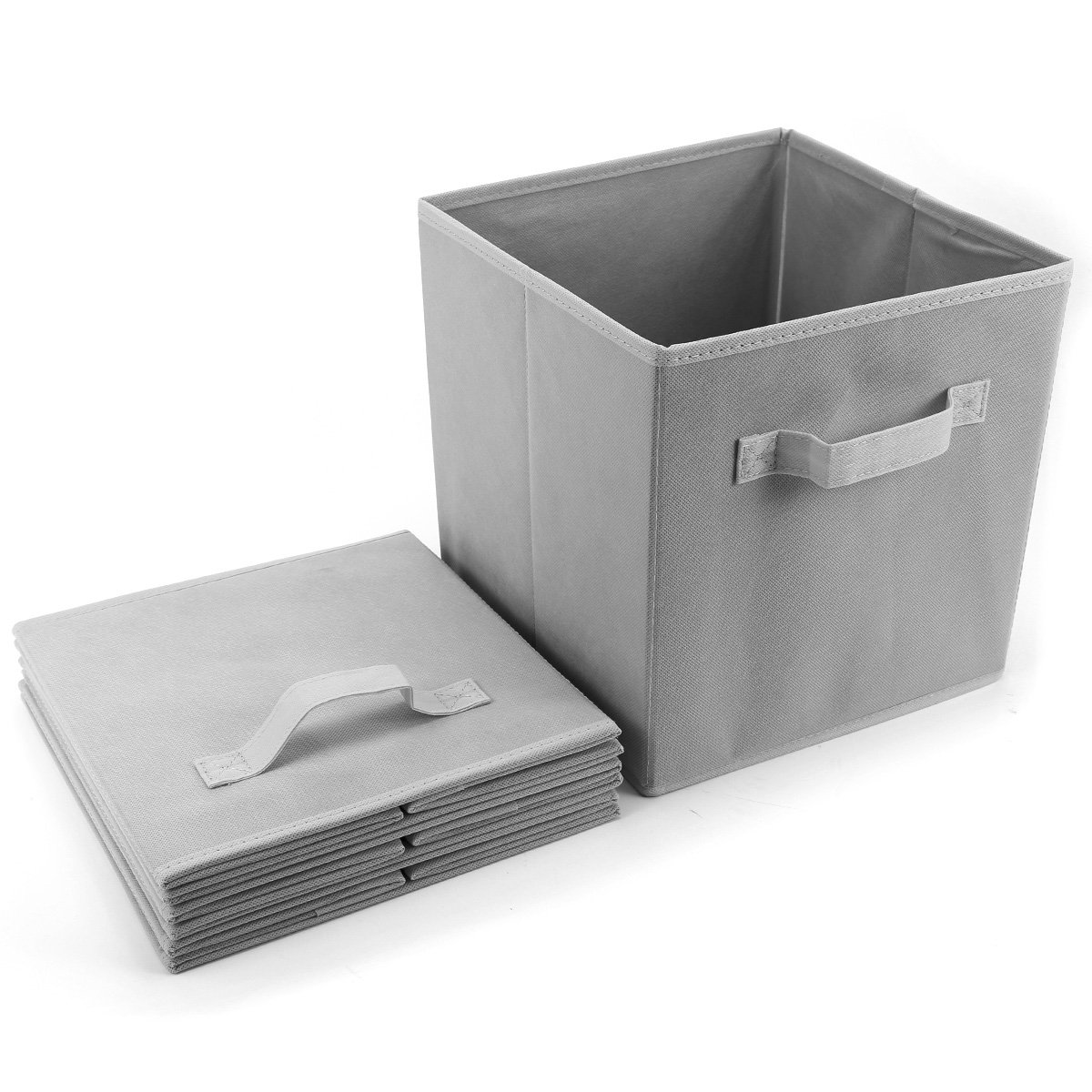 4PCS Foldable Fabric/Canvas Storage Box Shelf/Drawer Collapsible Tidy