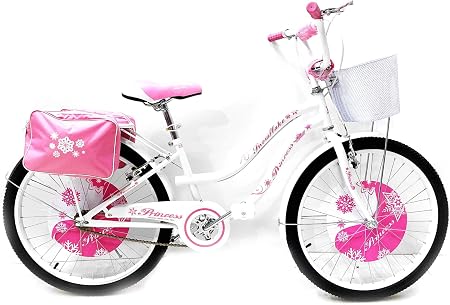 Sport e giochi all'aperto Bicicletta Bike Bici Bambina Princess 20 Bianca  Reset urban-earth.co.uk