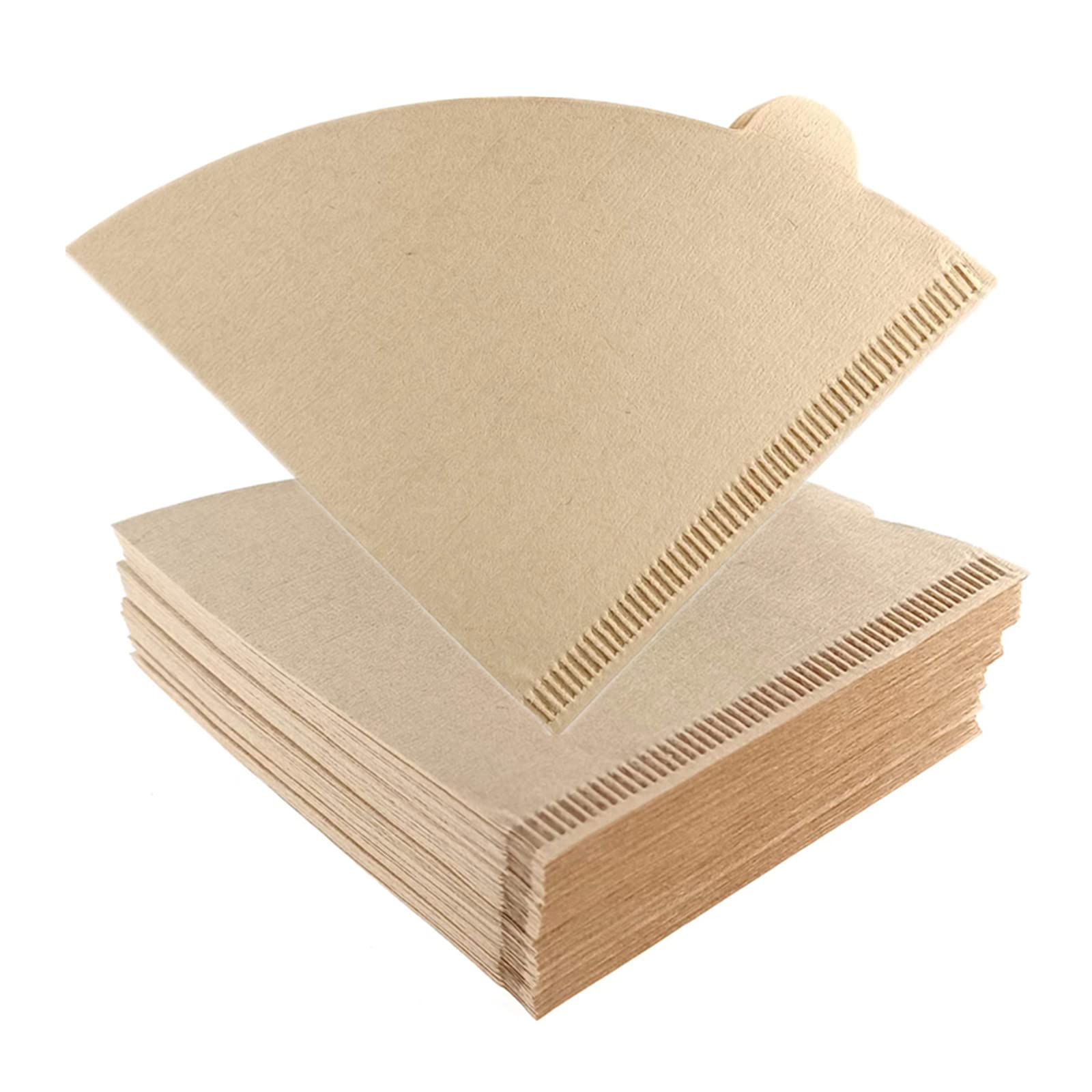 ZHIYE 200PCS Coffee Filter, Disposable Unbleached Cone Filter Papers Size 01 for Coffee Dripper & Pour Over Coffee Maker, 1-2 Cups