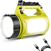 LE Rechargeable LED Lantern, Camping Essentials, 1000LM, 5 Light Modes, Power Bank, IPX4 Waterproof, Lantern Flashlight for H
