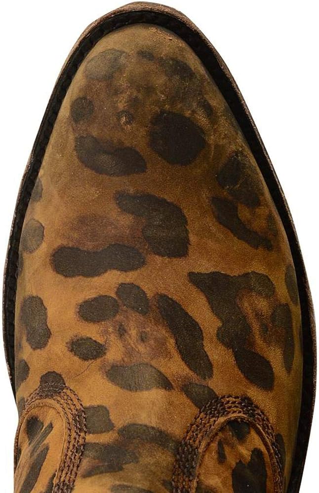 cheetah fringe booties