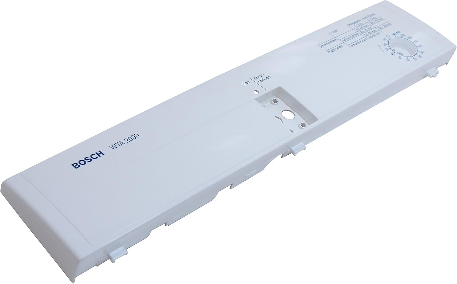 Bosch Washing Machine Control Panel Facia. Genuine part number 00297474