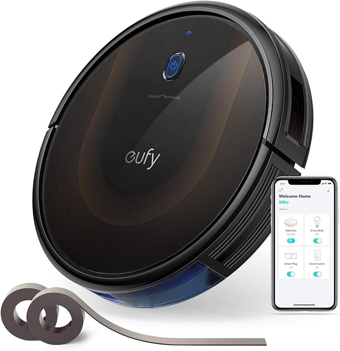 Anker Eufy RoboVac 30C Max（ロボット掃除機）【2000Paの強力吸引 / Wi-Fi対応 / BoostIQ搭載 / 超薄型 / 静音設計 / 自動充電 / 落下防止 / 境界線テープ】