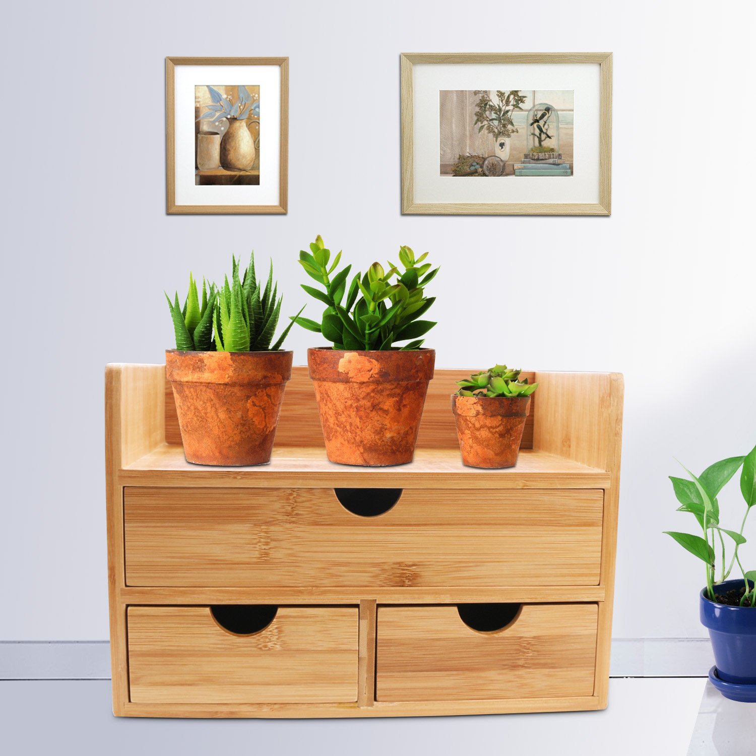 Ancona life Desktop Organizer 3-tier Mini Desk Makeup ...