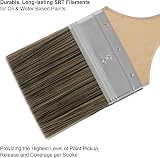 Genixart Double Thick 3in Chip Brush 75mm Wood Handle for Stain Varnish Paint view 3