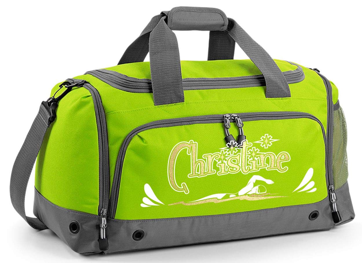 HOLDALL Gym Swim Bag MusicaliTee Swimming Crawl Freestyle Personalised Sports & Outdoors Water