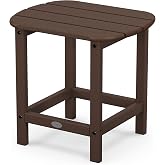POLYWOOD SBT18MA South Beach 18" Outdoor Side Table, Mahogany