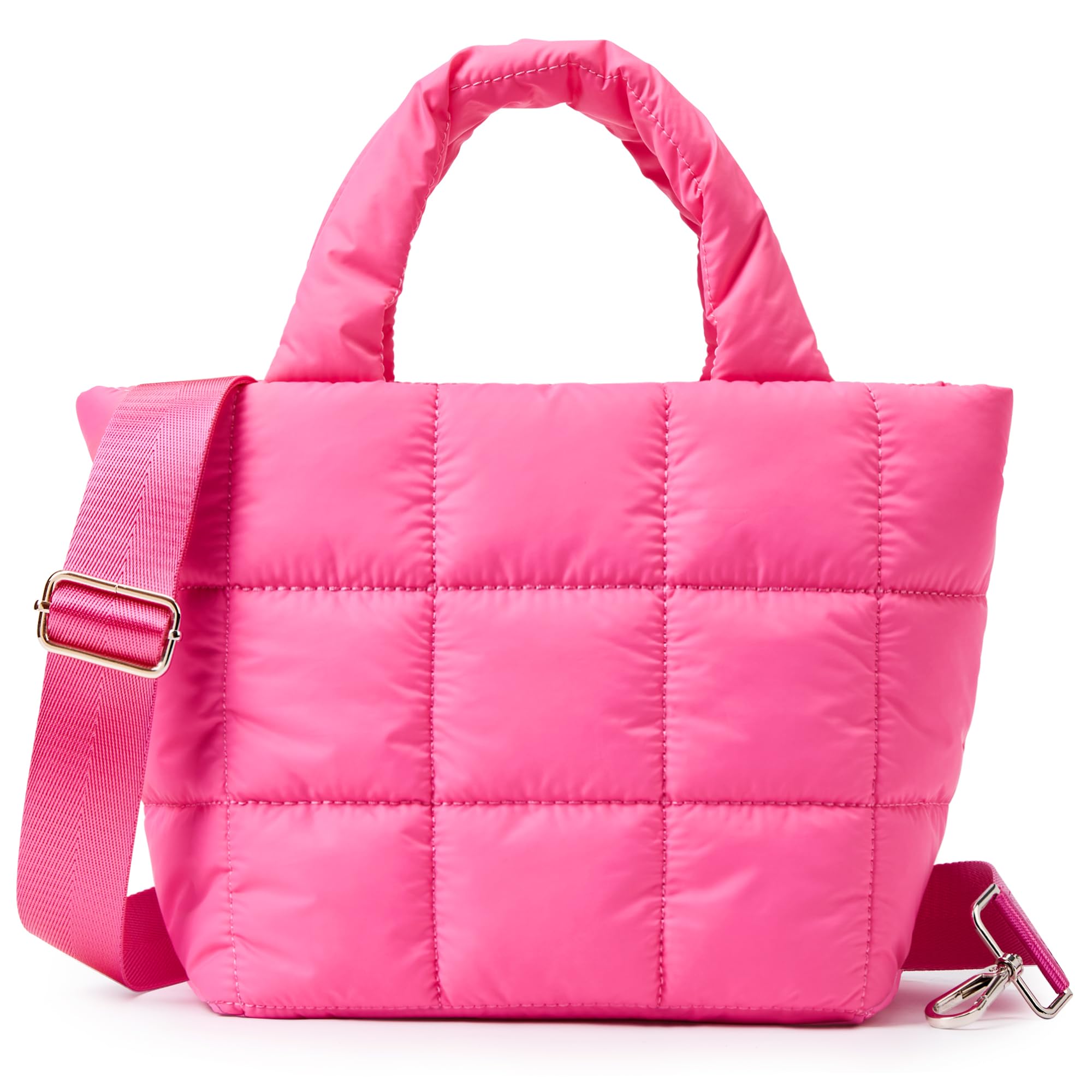 KALIDI Quilted Tote Bag Small Puffer Crossbody Bag