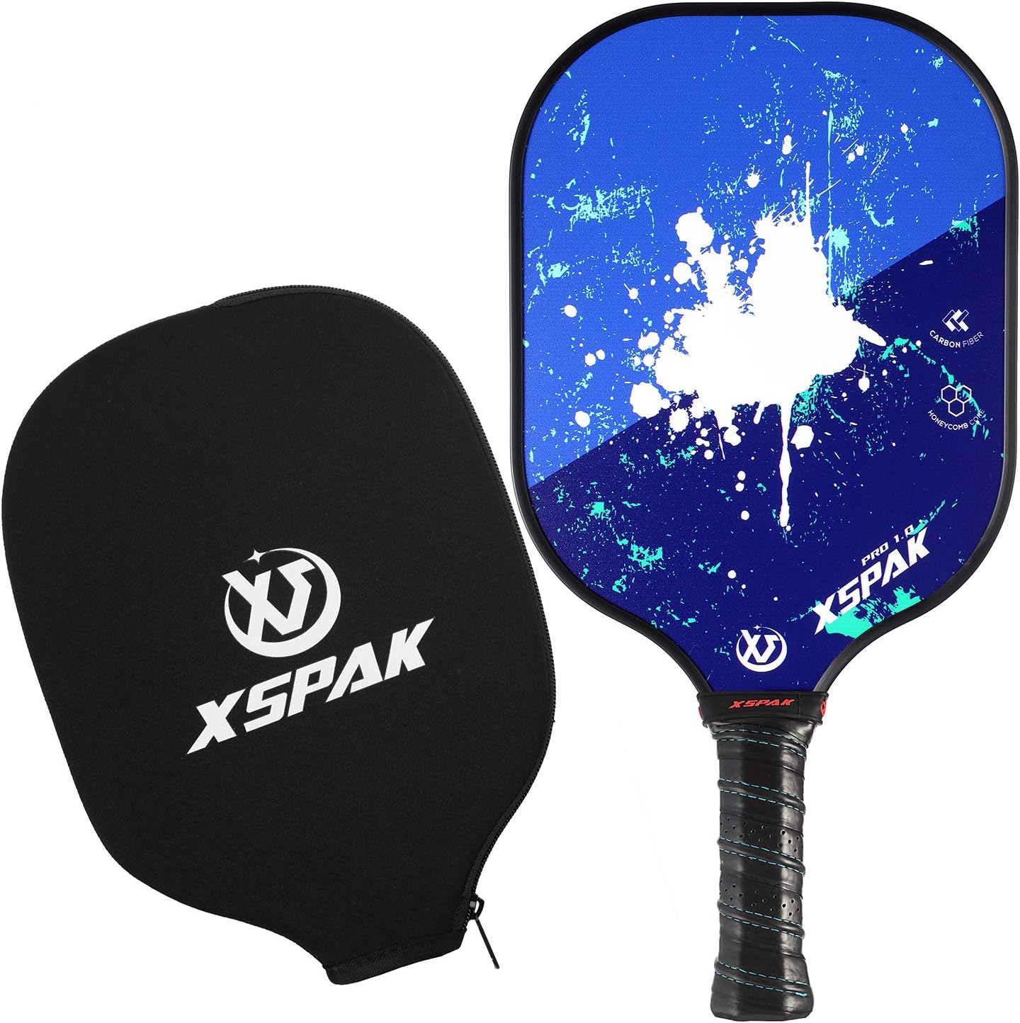 XS XSPAK Pickleball Paddle Lightweight Graphite/Carbon