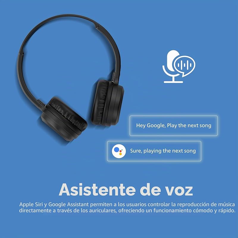 Auriculares Diadema con Bluetooth TAH1108BK - Negro
