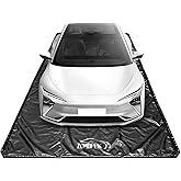 ZOMOFEW Containment Mat, Non-Slip Garage Floor Mat, Heavy Duty Waterproof Containment Mat for Snow Ice Water and Mud (8'6" x 