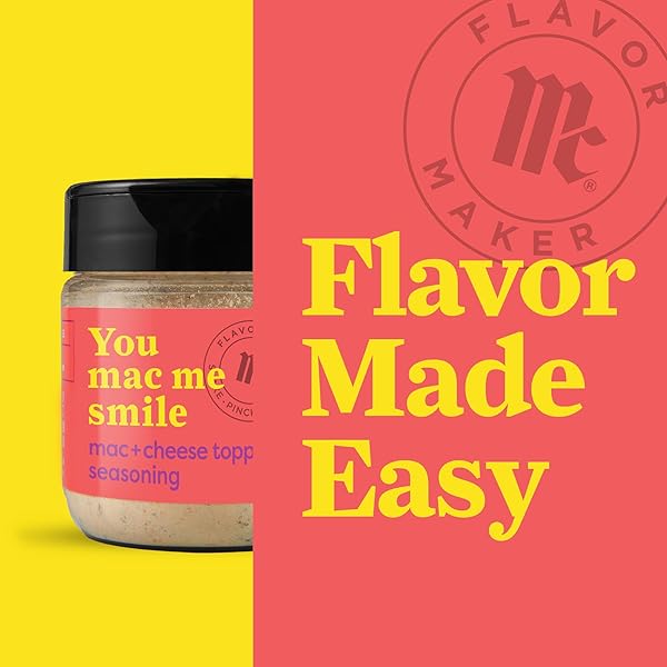 MCCORMICK MAC + CHEESE TOPPING SEASONING, FLAVOR MAKER, 4.1 OZ