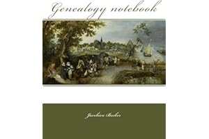 Genealogy notebook: 127 ancestor data sheets, name index, genealogical table for 7 generations, research log, to-do list, and