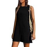 PRETTYGARDEN Women's Crochet Coverups 2025 Summer Resort Swimwear Bathing Suit Knit Cover Up Dress Beach Vacation Clothes