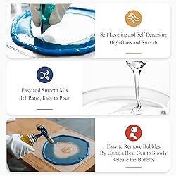 Epoxy Resin, 32OZ Epoxy Resin Crystal