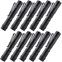 Beieverluck 10 Pack Mini LED Flashlights - Pocket Pen Lights, 200 Lumens, Clip, Tactical, Great For Gifts - View #8