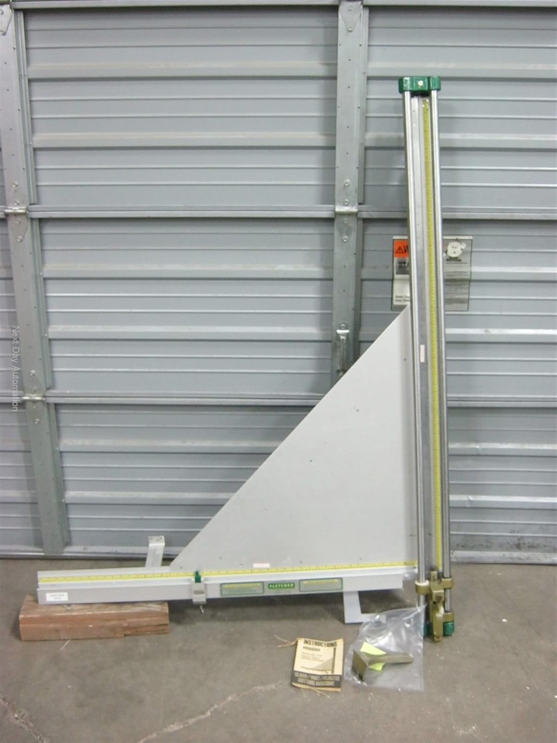 Fletcher 7554 Wall Mount Glass, Mat & Plastic Cutting Machine / Cutter