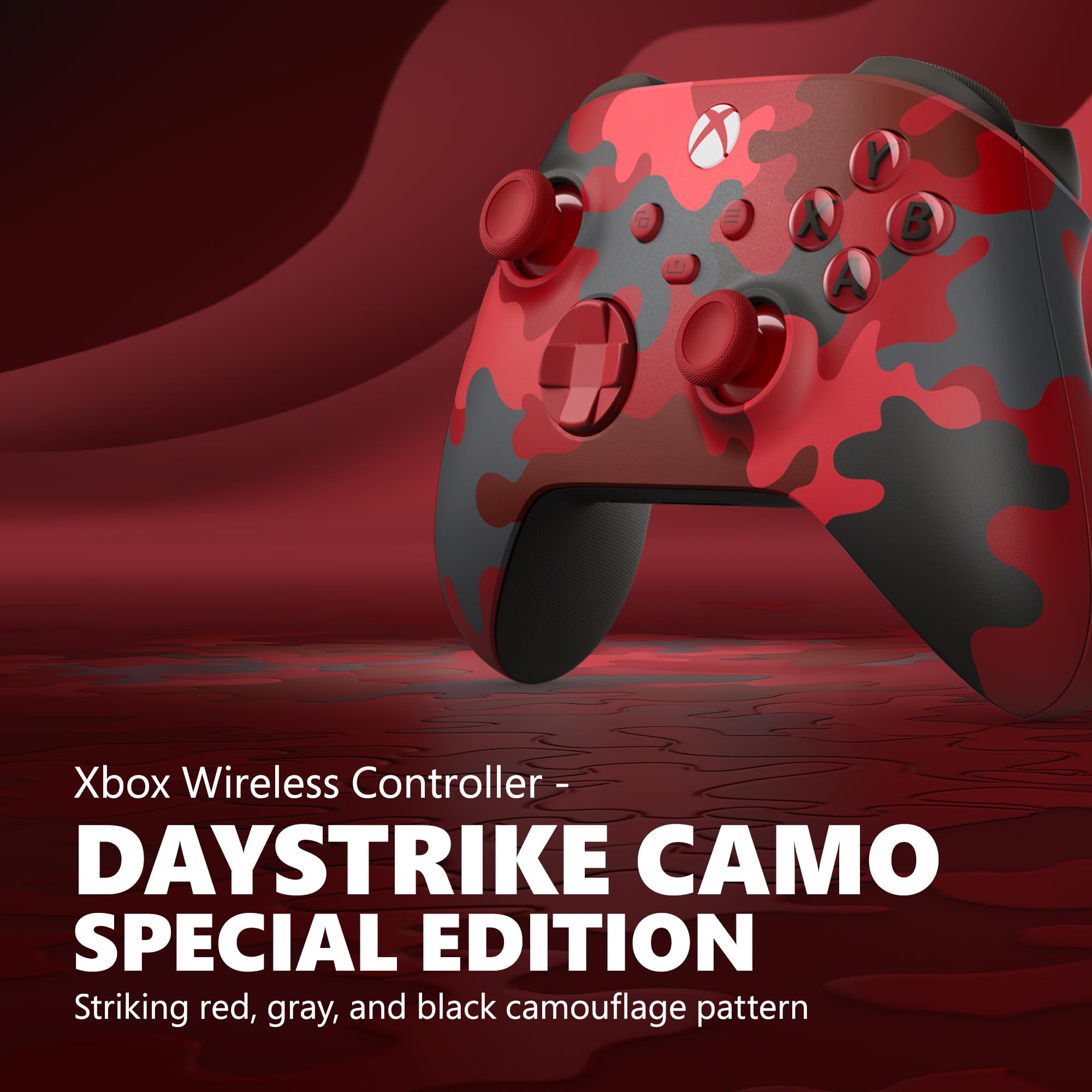 Xbox Wireless Controller – Daystrike Camo Special Edition for Xbox Series X|S, Xbox One, and Windows 10 Devices
