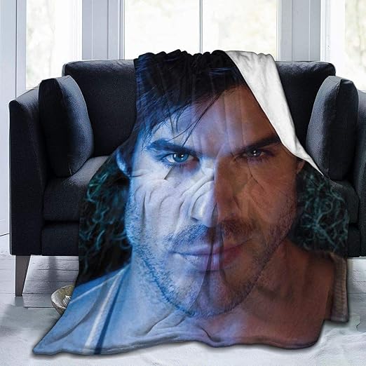The Vampire Diaries Blankets Unisex for Girls,Boys,Kids,Newborn Fuzzy Warm Cozy Soft Plush