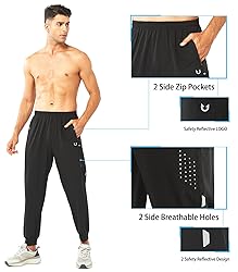 NORTHYARD Men's Athletic Running Pants Lightweight