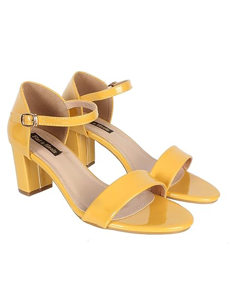 yellow sandals for ladies