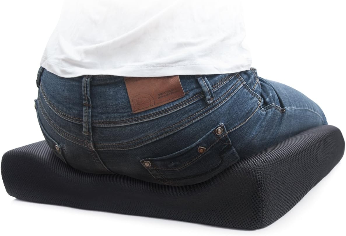 Milliard Memory Foam Seat Cushion Chair Pad 18 x 16 x 3in. with Washable Cover, for Relief and Comfort: Home & Kitchen