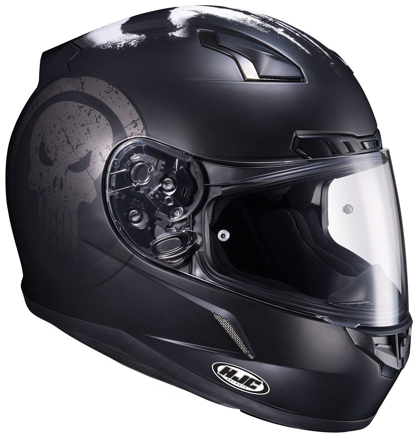 hjc cl-17 motorcycle helmet marvel series the punisher RPHA 11 Pro (Large) (Black/White) : Automotive HJC CL-17 Marvel Punisher 2