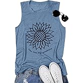 Wildflower Graphic Tees for Women Athletic Tops Sunflower Shirts Camping Flower Top Summer Short Sleeve Women's Clothing