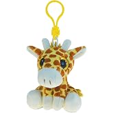 DolliBu Stuffed Animal Giraffe Keychain Plush Charm for Bag - 6 Inches | Safari Animal Keychain Bag Charm For Purse, Handbag, or Cute Keychain for Backpack Accessories, Keychains For Kids and Adults