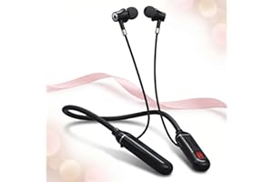 Bluetooth Headphones, 100 Hours Playtime Wireless Headphones with Digital Display, USB C Fast Charging, Foldable Neckband Blu