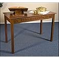 Solid Wood Walnut Finish in Remberence of Me Altar Church Communion Table 48"