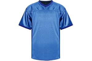 MESOSPERO Men's Football Jersey Blank Football Practice Jersey for Athletic Training and Daily Leisure