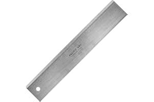 Pacific Arc 12" Straight Edge Stainless Steel 0.09" Thick Steel, Heavy Duty