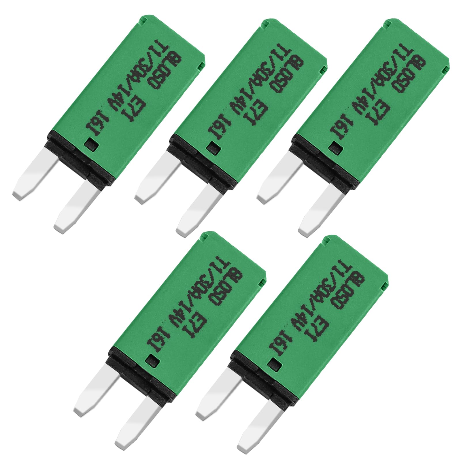 GLOSO Blade Circuit Breaker Mini RV Marine Boat Truck Yacht Auto Reset Audio Solar System Protection ATO ATC 30 Amp 5 PACK E71