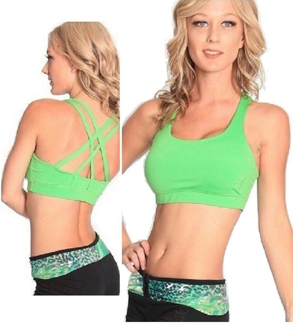 Double Cross Back Strap Bra Clothing