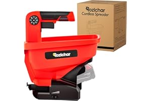 Rozlchar Power Spreader for Milwaukee M18 18V Battery, Seed Spreader for Year-Round, Covers Up to 5,000 sq. ft.(Tool Only, No Battery)
