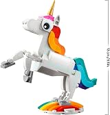 LEGO Creator 3in1 Magical Unicorn Toy 31140 Animal Figure Seahorse Peacock view 7