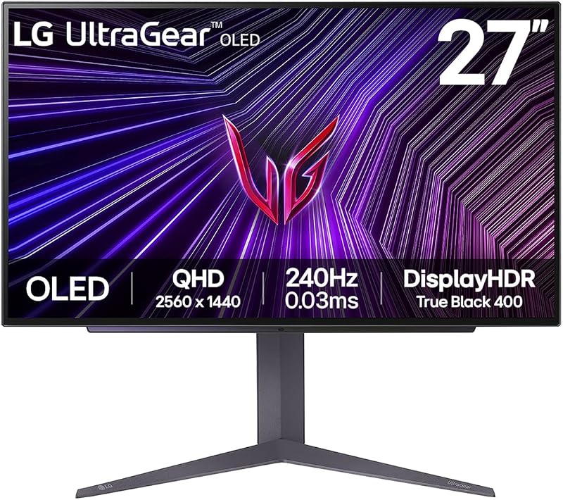 LG Ultragear OLED Gaming Monitor 27GS93QE 27 Inch 1440p 240Hz 0.03ms
