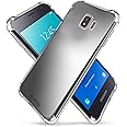 Zeking Samsung Galaxy J2 Core Case, Crystal Clear Flexible TPU with Four Corner Bumper Protective Cover (Transparent)