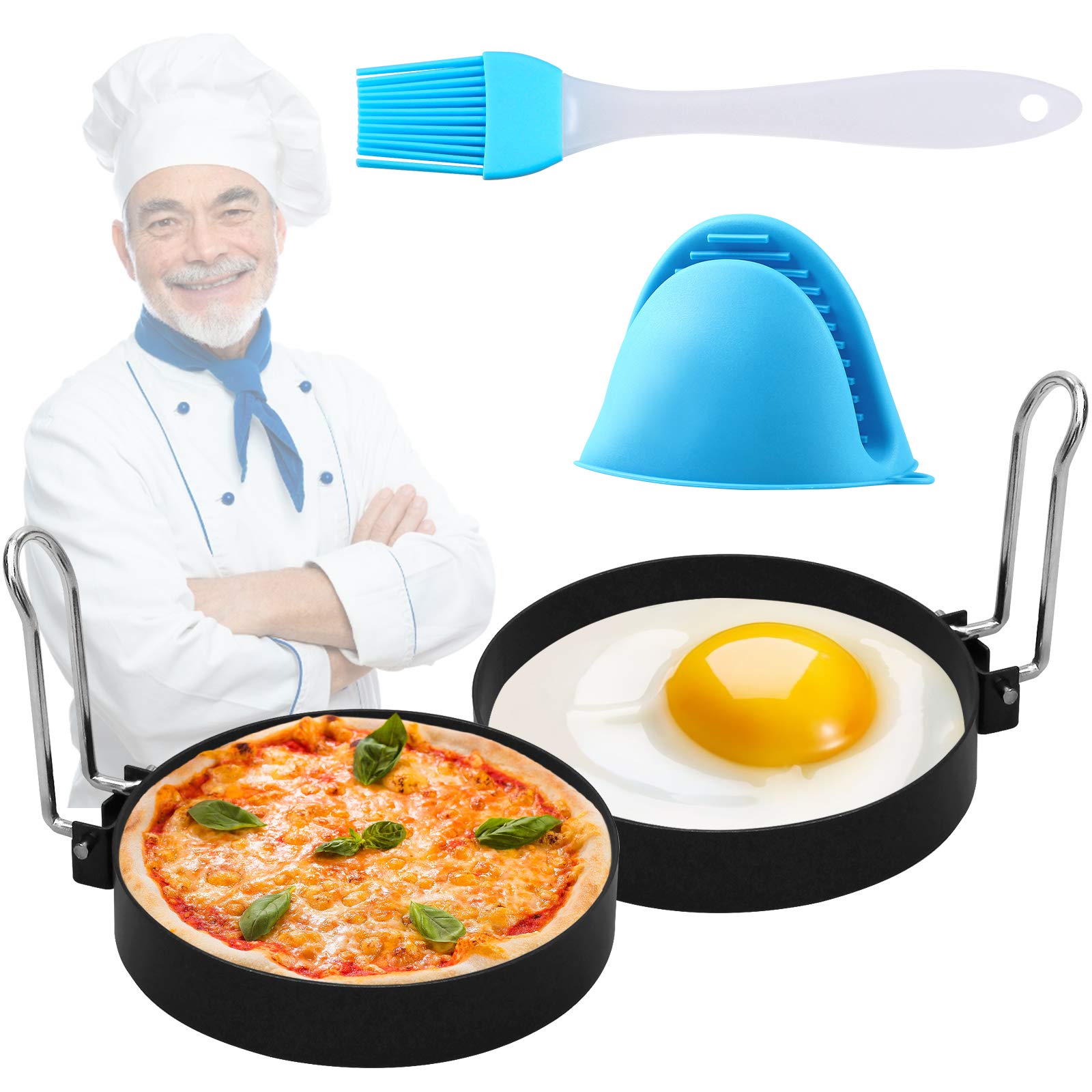 Buy Egg Ring,Non Stick Egg Rings for Frying, Stainless Steel Egg Rings