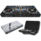 Pioneer DDJ-REV7 2-deck Serato DJ Controller with Decksaver DS-PC-DDJREV7 Polycarbonate Cover and Headliner HL12005 Pro-Fit Case for Pioneer DDJ-REV7