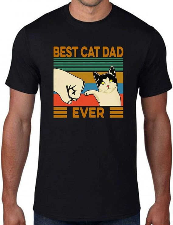 best cat dad ever t shirt