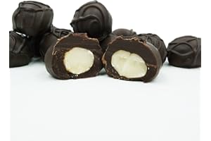Philadelphia Candies Dark Chocolate Covered Macadamia Nuts, 2 Pound Gift Box