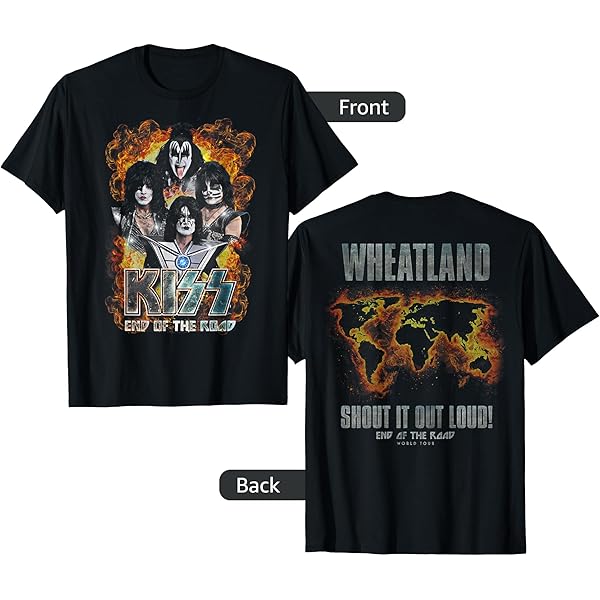 Amazon.com: KISS - End of The Road Tour Event T-Shirt Small