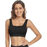 Litthing Lace Bralette for Women with Support Padded Bralettes Sports Bra | Seamless Bras with Lace Cleavage Cover, Everyday Wirefree Cami, Yoga T Shirt Tank Top