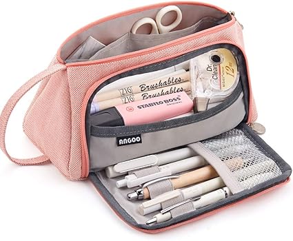 Easthill Federmappchen Grosser Bleistiftbeutel Bleistiftbeutel Aufbewahrungstasche Geschenk Fur Schulburo Student Teen Madchen Frauen Erwachsene Hellrosa Amazon De Burobedarf Schreibwaren