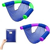 Pool Noodle Floating Mesh Chair for Floating Pool Noodle, Only Swimming Net Lounge Chair Seat, Great for Water Relaxation