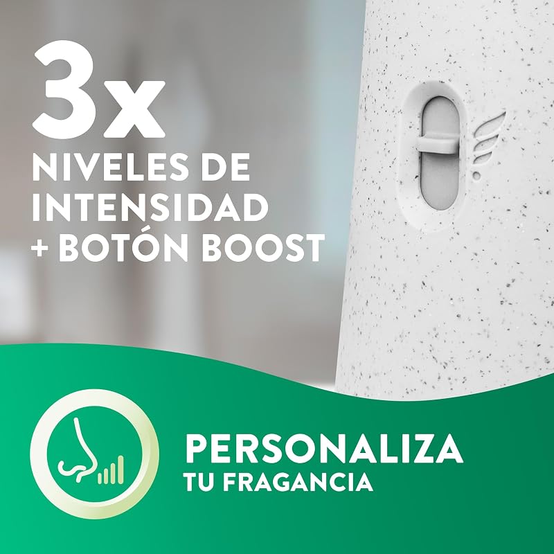 Active Fresh Automatic Spray Sem Aerossol - ambientador caseiro neutralizador de odores com fragrância Nenuco, 2 vezes mais óleos essenciais - Recarga (228ml), até 70 dias de duração