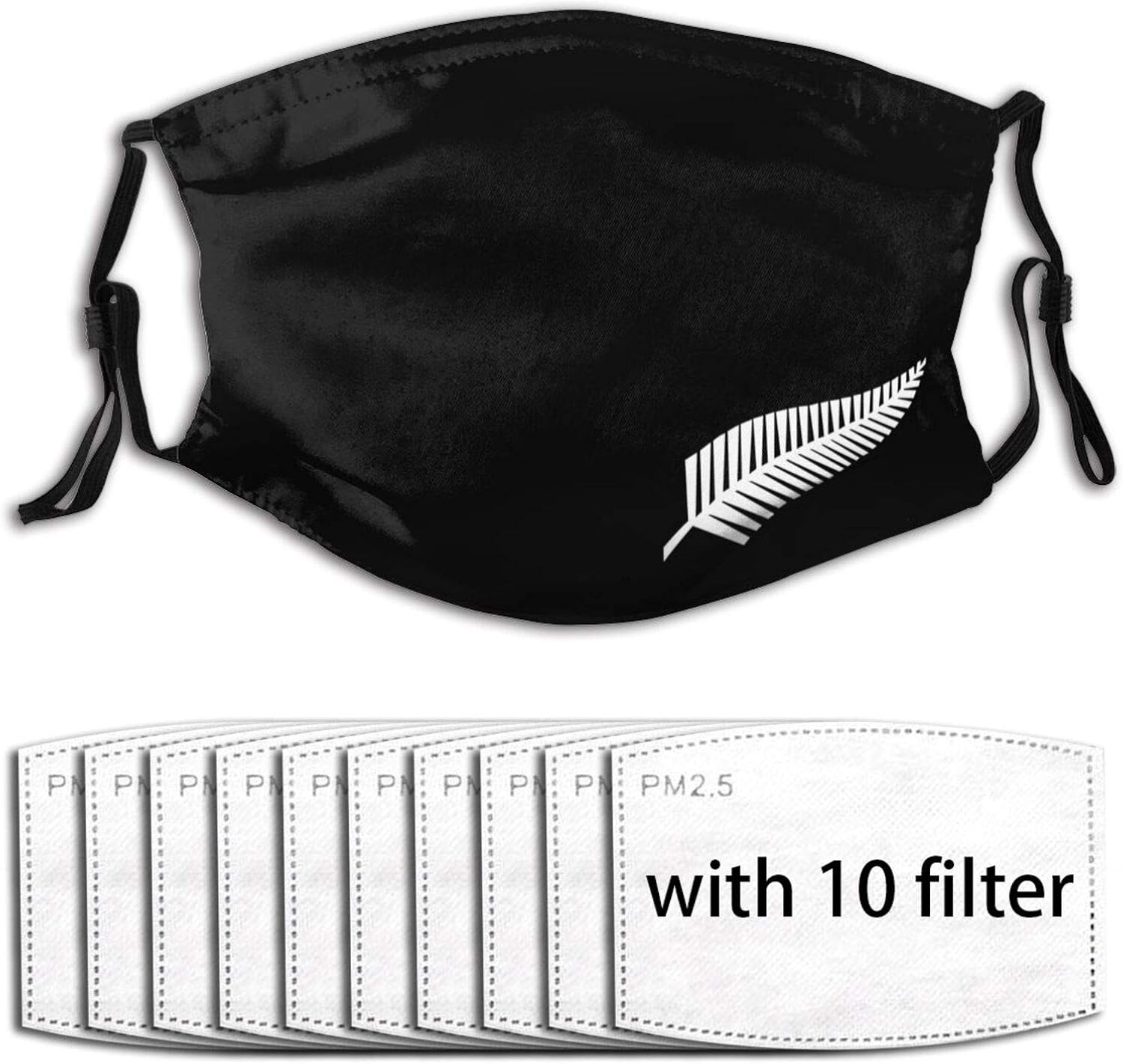 New Zealand Maori Fern Adult Dust Mask Reusable Mask Face Balaclava